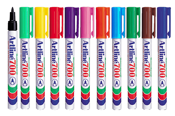 Bút Lông Dầu Artline EK-700 Đầu Nhọn Nhỏ Nét 0.7mm